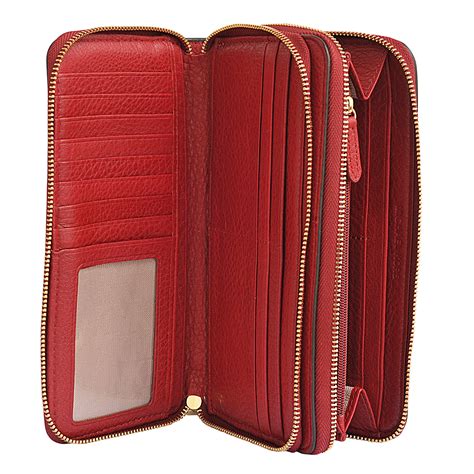 double zip wallet for women.